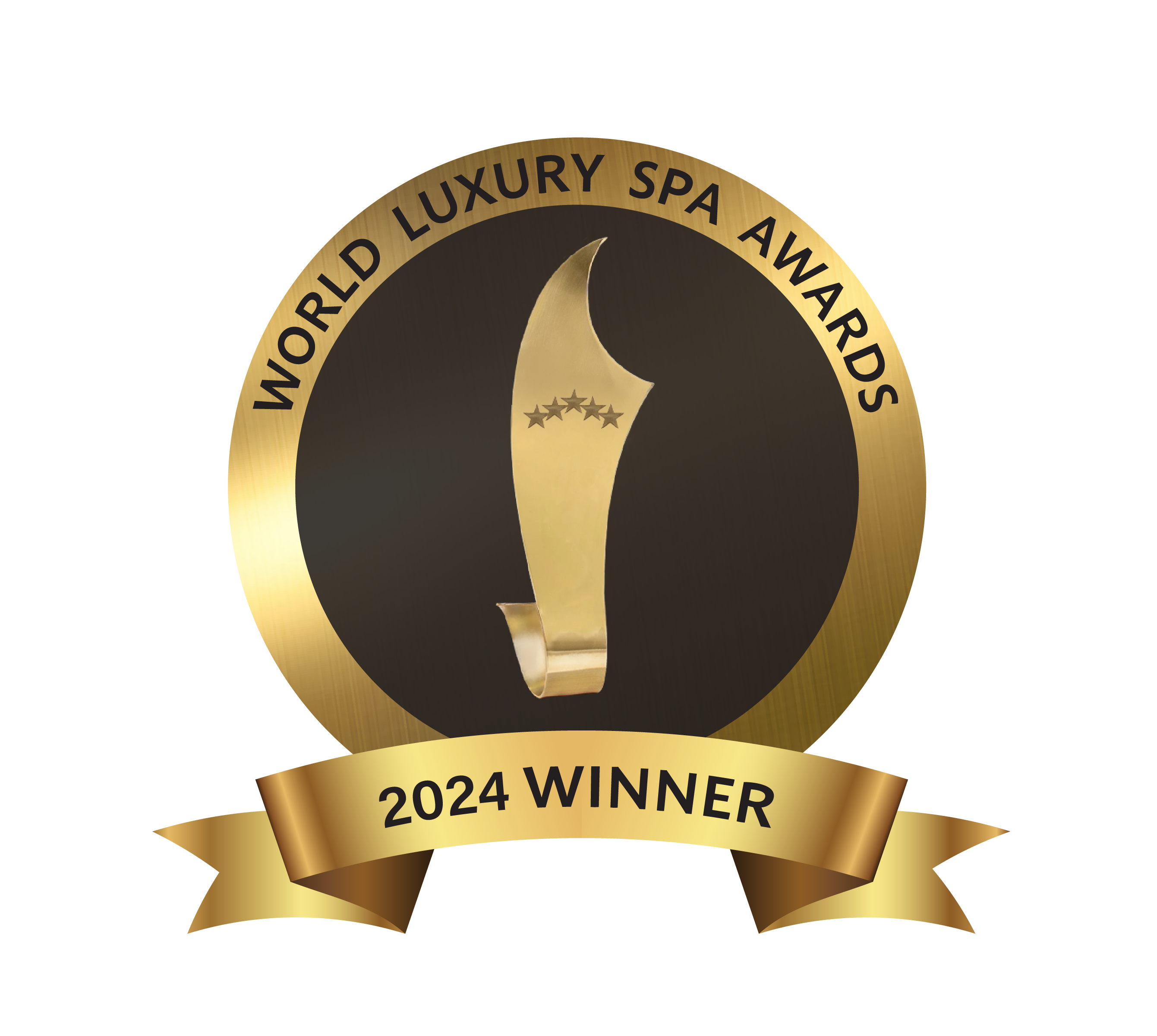 World Luxury Spa Awards 2023 Winner ribbon/medal design