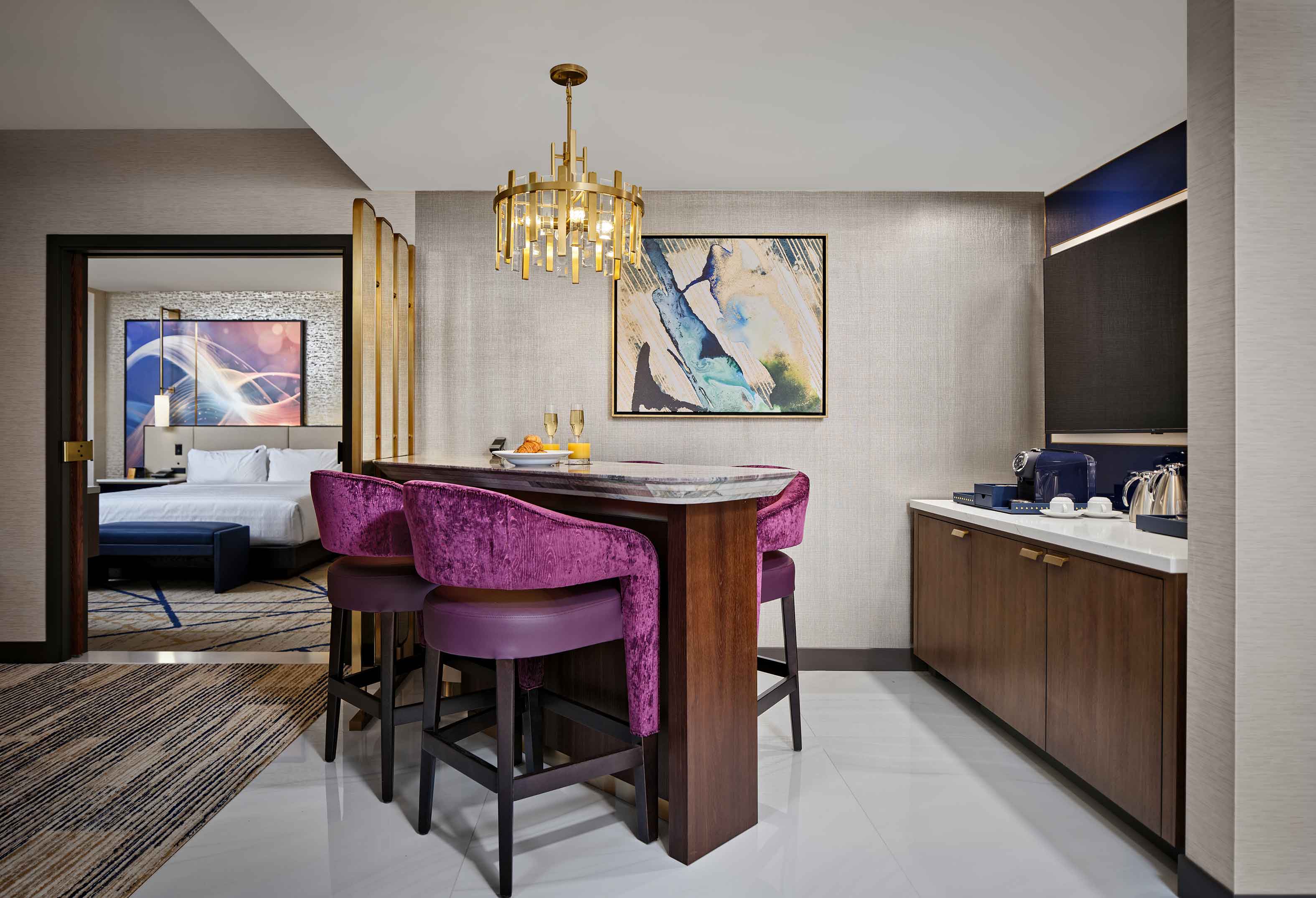 Gold Suite Bar area