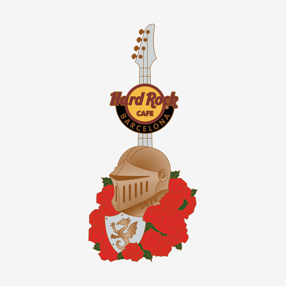 Limited Edition Barcelona St. Jordi Pin image number 1